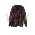 Μπουφάν φλις (παραλλαγής κυνηγίου) δύο όψεων (παραλλαγή- χακί) υψηλού ψύχους με φερμουάρ